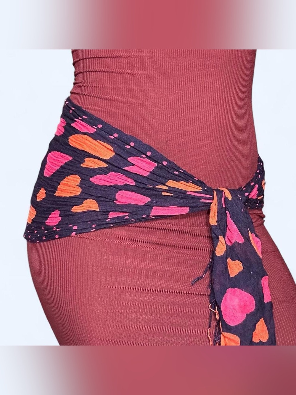 Y2K Pink Heart Scarf Belt by The Children’s Place!